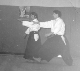 NAKAZONO Sensei 1972 in Strasbourg University Dojo